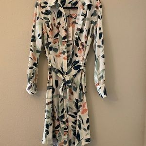 A new Day floral collar dress NWT